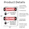 Signmission Electrical Hazard Bilingual Danger Sign, Plastic, 12in W x 18in L, 2PK OS-2PACK-DS-P-1218-VS-1196 - alternate 5